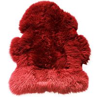 меховой коврик из овчины вишня 95х55 см в Армавире