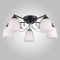 потолочная люстра eurosvet campana 70094/5 черный в Армавире