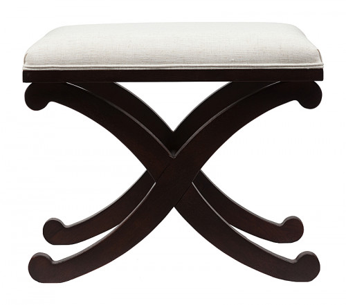 табурет x-leg stool белый лен в Армавире