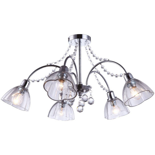 потолочная люстра arte lamp silenzio a9559pl-5cc хром в Армавире