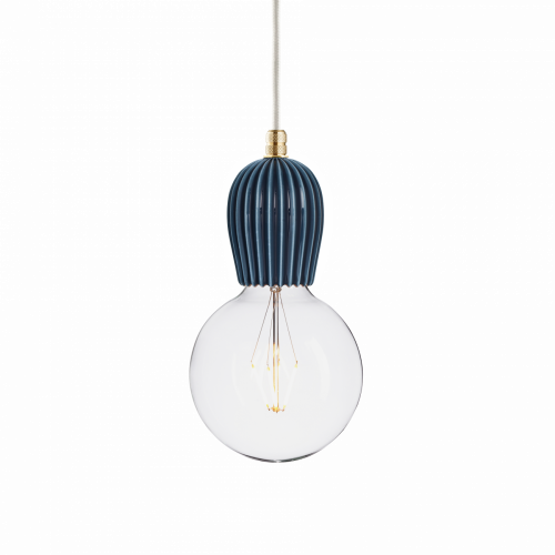 подвесной светильник keramik rib indigo brass в Армавире