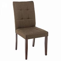 стул деревянный madina dark walnut / fabric brown в Армавире