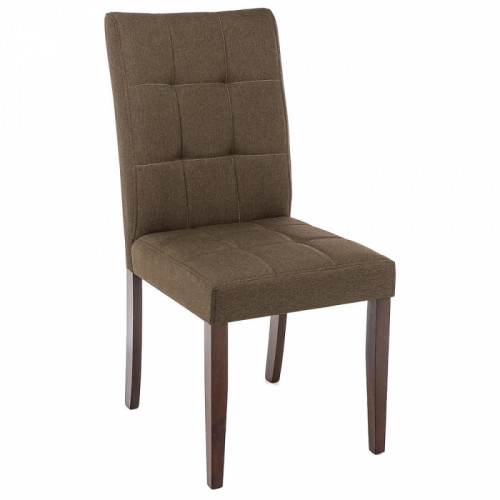 стул деревянный madina dark walnut / fabric brown в Армавире