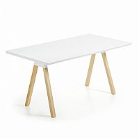 стол stick 140x80 лакированный матовый белый c822l05 от la forma (ex julia grup) в Армавире