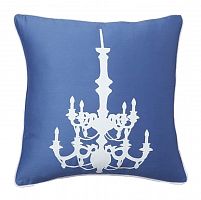 подушка с рисунком канделябра chandelier diamond-blue в Армавире