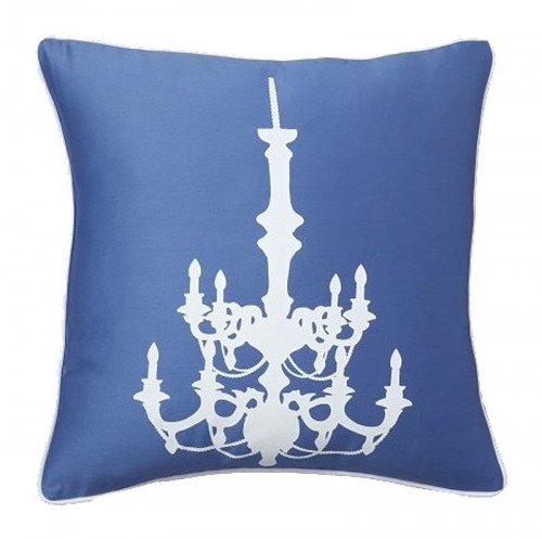 подушка с рисунком канделябра chandelier diamond-blue в Армавире