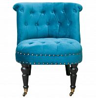 низкое кресло aviana blue velvet в Армавире
