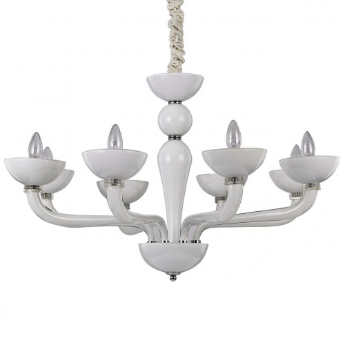 подвесная люстра ideal lux casanova sp8 bianco в Армавире
