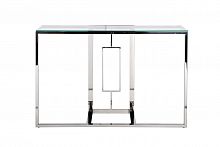консоль серебряная с прозрачным стеклом 120x40x78 см в Армавире