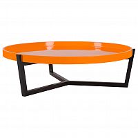стол журнальный black orange hf16044 оранжевый, черный в Армавире