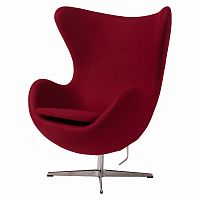 кресло egg chair бордовое в Армавире