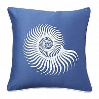 подушка с морской раковиной sea shell diamond-blue в Армавире