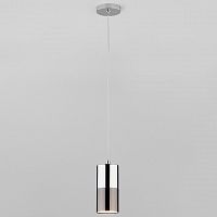 подвесной светильник eurosvet mini topper 50146/1 хром/черный жемчуг в Армавире
