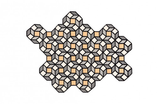 ковер parquet rhomb yellow 254x195 от gan в Армавире