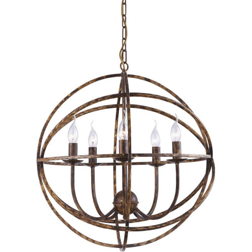 подвесная люстра arte lamp kopernik a1703sp-5br в Армавире