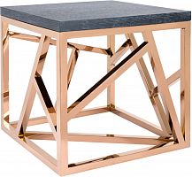 стол журнальный geometric графит, золото коричневый в Армавире