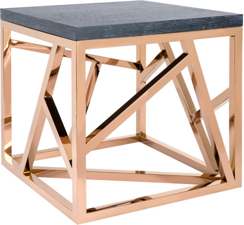 стол журнальный geometric графит, золото коричневый в Армавире