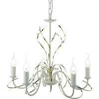 подвесная люстра arte lamp cinta a1309lm-5wc белая в Армавире