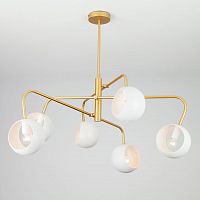 подвесная люстра eurosvet luca 70055/6 белая в Армавире