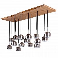 дизайнерская подвесная светодиодная люстра spot light ball 5031574 матовый никель, белая в Армавире