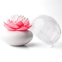 контейнер для хранения ватных палочек lotus белый-розовый в Армавире