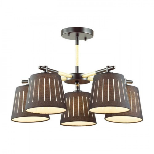 потолочная люстра odeon light nicola 4110/5 черная в Армавире