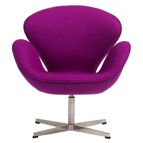 кресло swan chair кашемир лиловое в Армавире