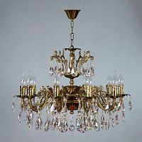 подвесная люстра ambiente granada 2118/10 pb tear drop бронза в Армавире