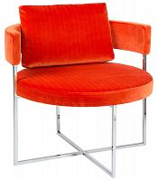 кресло sirio velvet orange оранжевое в Армавире