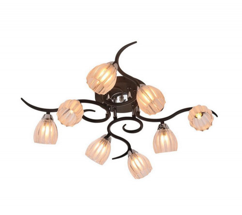 потолочная люстра idlamp raymond 213/8pf-blackchrome в Армавире