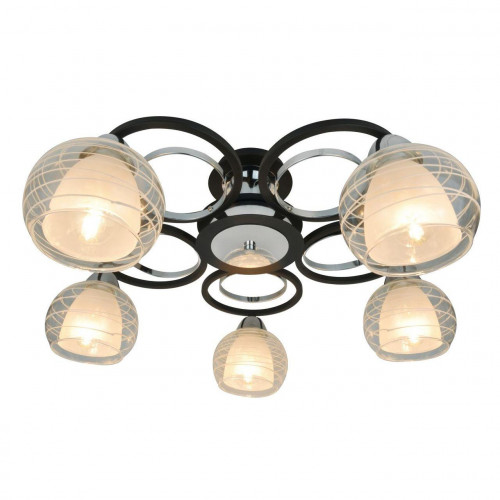 потолочная люстра arte lamp ginevra a1604pl-5bk в Армавире