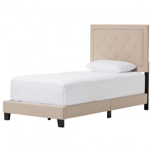 кровать paris linen upholstered beige 140х200 в Армавире