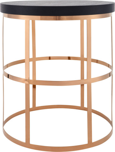 стол журнальный pillar 50 см злото, черный в Армавире