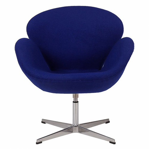 кресло swan chair синее в Армавире