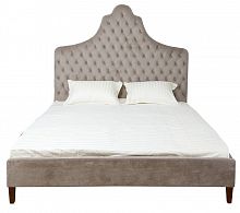 кровать двуспальная 180х200 бежевая из велюра guli в Армавире