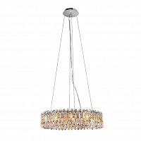 подвесная люстра crystal lux lirica sp10 d610 chrome в Армавире