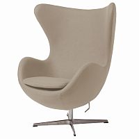 кресло egg chair бежевое в Армавире