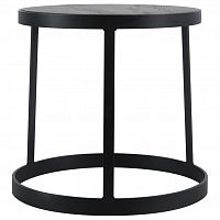 стол журнальный black wild oak cubaans antique zurich 60 черный в Армавире