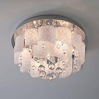 потолочная люстра eurosvet cascade 80117/8 хром/белый в Армавире