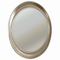 овальное зеркало настенное серебро oval antique silver в Армавире