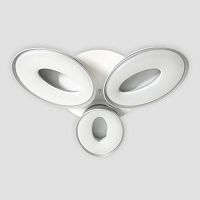 потолочная светодиодная люстра ambrella light orbital granule fg1020/3 wh 72w+36w d780 в Армавире