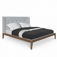 кровать двуспальная 180x200 светло-серая fly soft new в Армавире