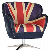 кресло aizek uk flag красное-синее в Армавире