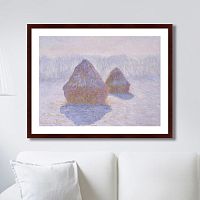 картина: haystacks (effect of snow and sun), 1891г. в Армавире