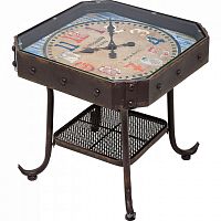 столик приставной antique clock черный в Армавире