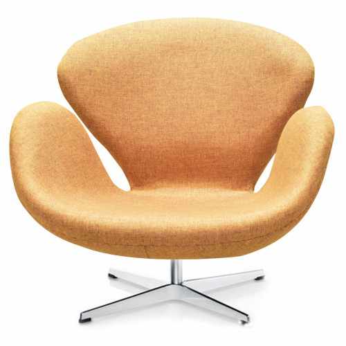 кресло swan chair коричневое в Армавире