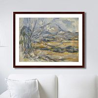 картина: montagne sainte-victoire, 1890г. в Армавире