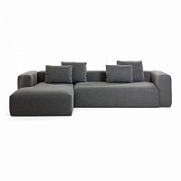 диван blok sofa 3 левый угол темно-серый от la forma (ex julia grup) в Армавире