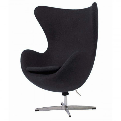 кресло egg chair пепельно-серое в Армавире
