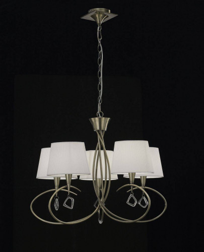 подвесная люстра mantra mara antique brass 1621 в Армавире